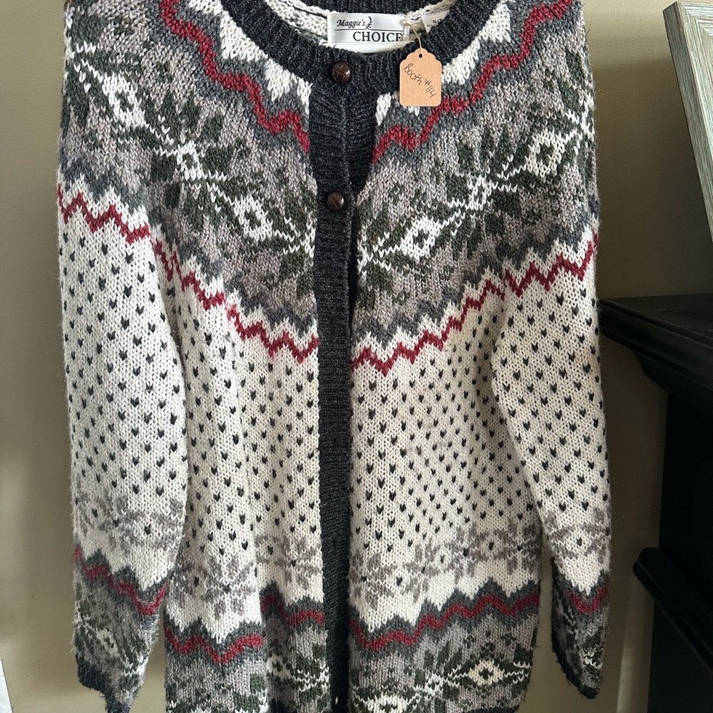 Vintage Maggie’s Choice Patterned Knit Sweater